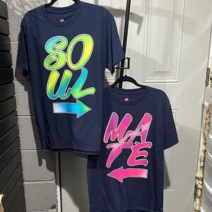 Kids Soul Mate Graphic T-Shirts - Blue